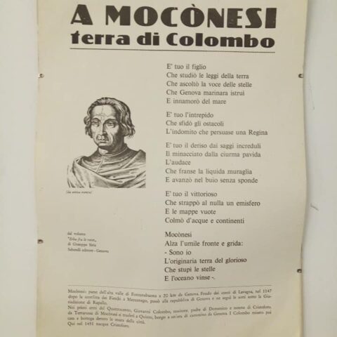 "A Mocònesi", poesia di Giuseppe Siria "A Mocònesi", poesia di Giuseppe Siria