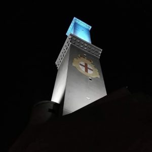 lanterna illuminata
